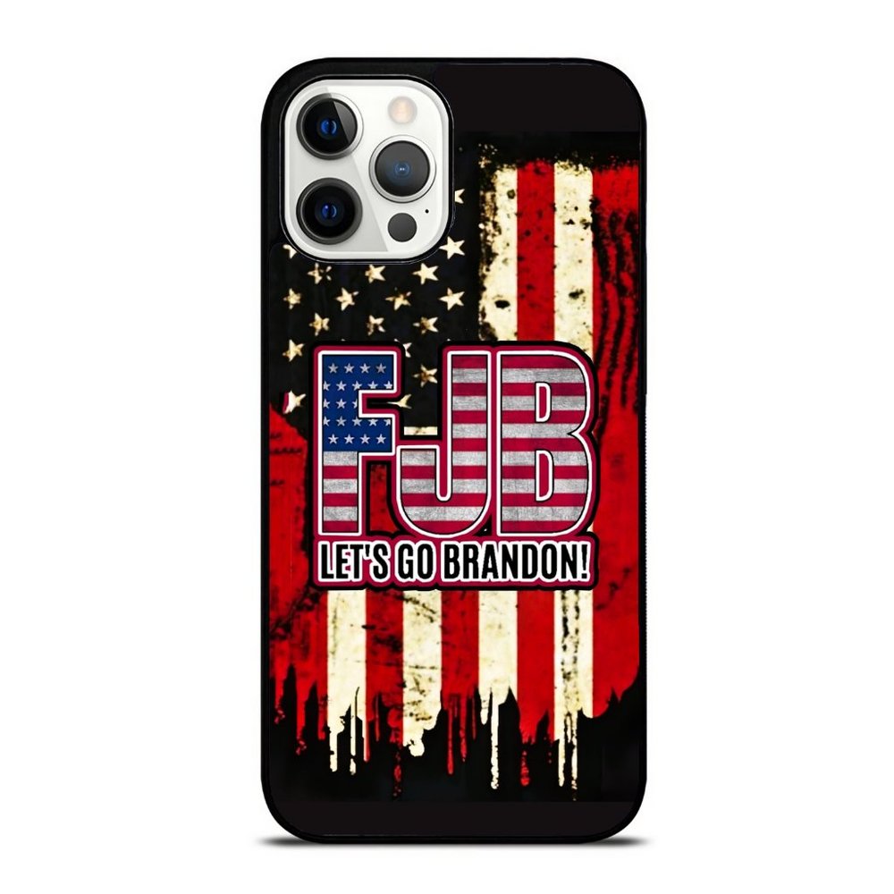 FJB Anti Biden Insult Vintage American Flag iPhone Case